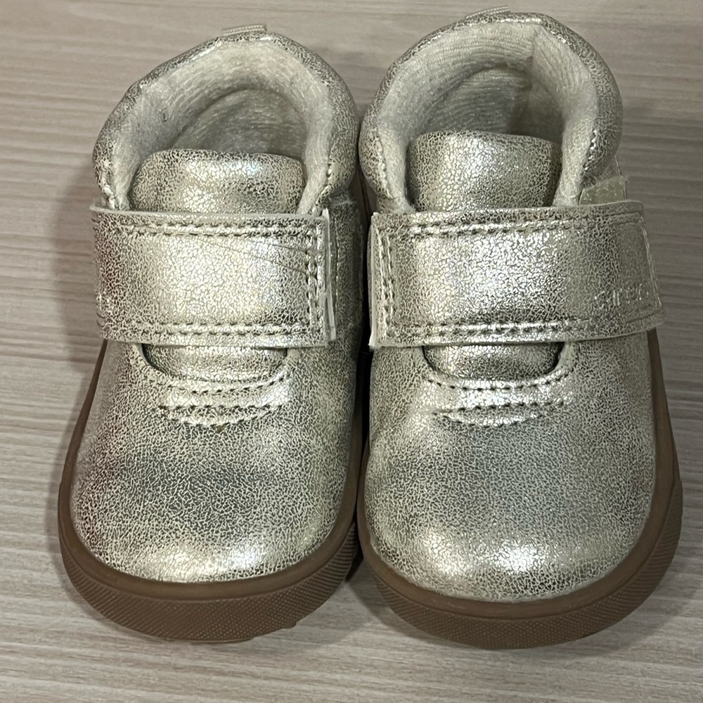 Carter's Gold Baby Walker Shoes